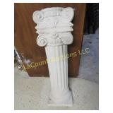 half pillar plant stand decor