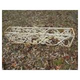 wrought metal planter piece