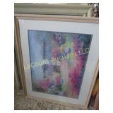 assorted framed prints