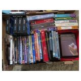 assorted media dvd movies vhs tapes