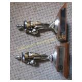 2 vintage Ford Punt Pass Kick contest trophies
