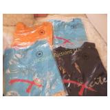 4 new Xcite Tshirts 3 medium 1 small
