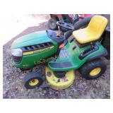 42" John Deere D130 Riding Lawn Mower snow blower