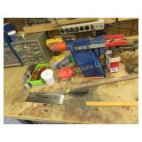 small parts cabinets drill misc tools vise