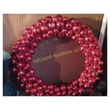 large ornament ball wreath