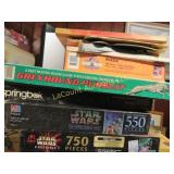 puzzles books  and game assorted