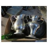 metalware pitcher trophy award 1940
