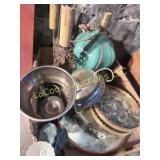 vintage lamps clock hand tools misc