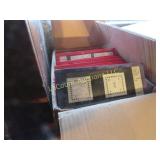 vintage glass Carl Lange stereoscope slides