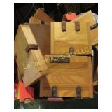 many hand crafted wood "Grandpas bait box"