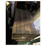 vintage flat top trunk