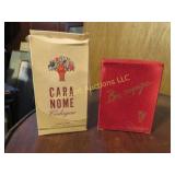 2 vintage bottles Cara Home & Bon Voyage