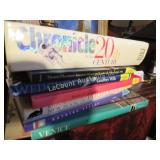 assorted books hardcover