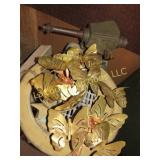 metal wall butterflies wall sconce