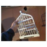 vintage wicker bird cage