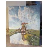 windmill painting