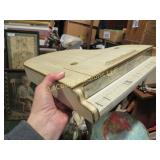 wood piano storage music box