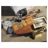 zebra duck decor asian box fish candle holder