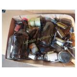 vintage apothecary & other bottles assorted