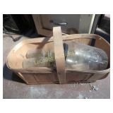crystal coffee grinder glass canning jars basket