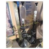 pr vintage spiral base table lamps