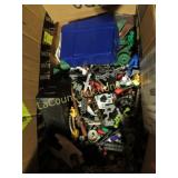 assorted lego & mega blocks lot