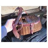 vintage fishing creel