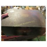 vintage wood storage box Sigma chi fraternity