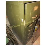 vintage file cabinet wood