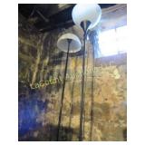 2 floor lamps torche style