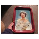 Vintage queen tray 1953 EHR