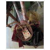basket holiday rugs gift wrap bags