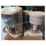 coffee maker Brita water pitcher w filters