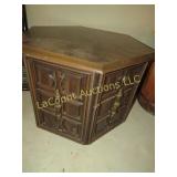 vintage end table cabinet