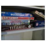 vintage games titanic battleship nfl trivia
