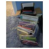 assorted paper notebooks many