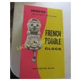 Box only for French Poodle clock like kit kat