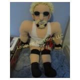 large plush wrestling figure