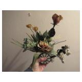 vintage spaghetti poodle planter w hard plastic