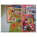 assorted vintage coloring kids books stickers misc