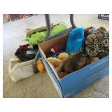 winter gear gloves ear muffs assorted bags