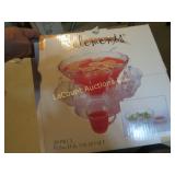 punch bowl salad set in original box