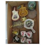 souvenir ashtrays jock strap drink markers snow