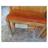 vintage piano bench w storage piano music