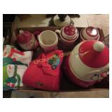 Santa cookie jar mugs towels St Nicholas Square
