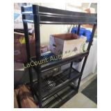 plastic shelving unit
