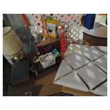 lamp office supplies pin board dry erase board