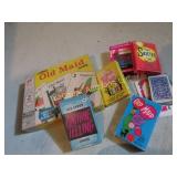 vintage card games old maid fortune telling