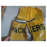 vintage Green Bay Packer rain ponchos kids shirt
