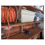 all on 2 shelves extension cord wire planters